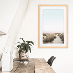 Wood Frame w/ Mat / 8x10 inches