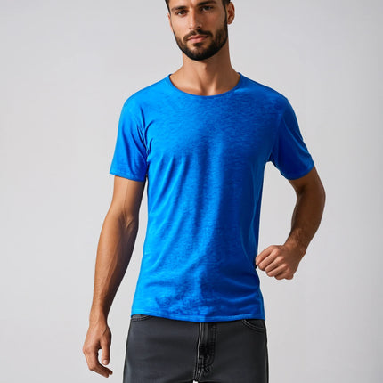 Short Sleeve Roll Neck T