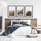 Black Frame - w/ mat / 8x10 inches