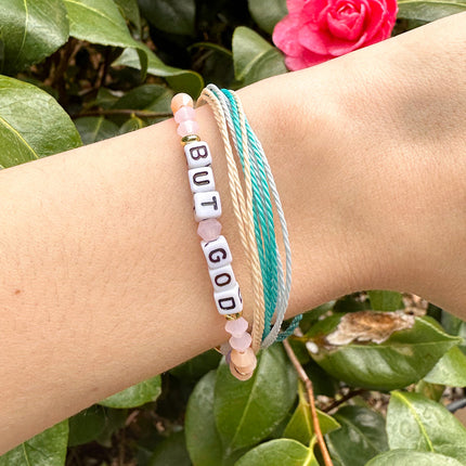 But God Letter Bracelet