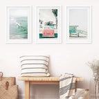 White Frame - w/ mat / 8x10 inches