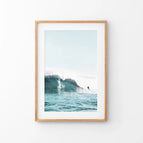 Thin Wood Frame w/ Mat / 8x10 inches