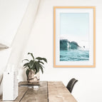 Wood Frame w/ Mat / 8x10 inches