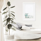 White Frame w/ Mat / 8x10 inches