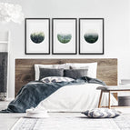 Black Frame - w/ mat / 8x10 inches