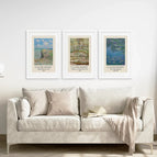 White Frame - w/ mat / 8x10 inches