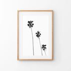 Thin Wood Frame w/ Mat / 8x10 inches