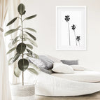 White Frame w/ Mat / 8x10 inches