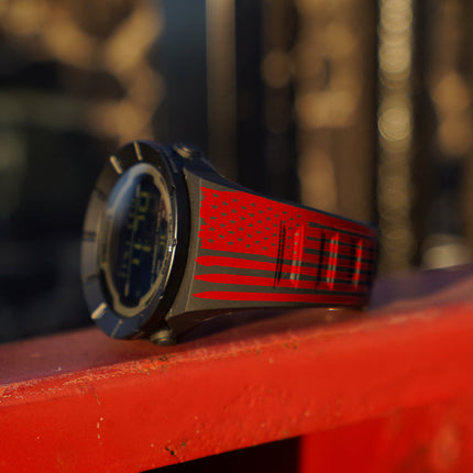 Coliseum Fit™ Assault - Red Edition (Phantom Black) Watch