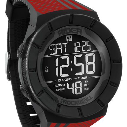 Coliseum Fit™ Assault - Red Edition (Phantom Black) Watch