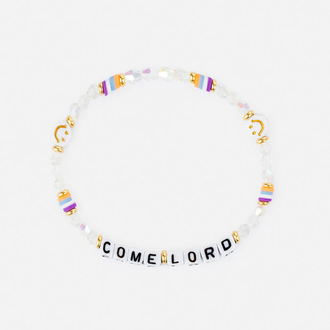 Come Lord Letter Bracelet