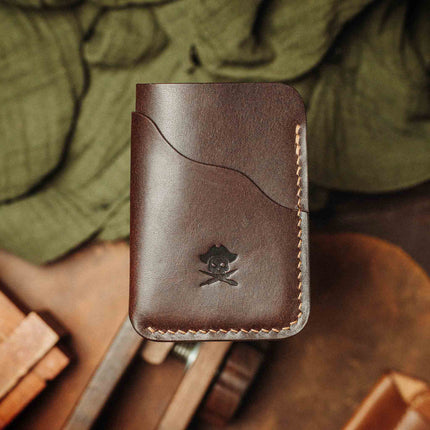 Slim Card Holder - Venturer v2 | Minimalist Leather Wallet | EDC