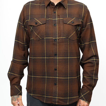 Destroyer Flannel - Burnt Brown