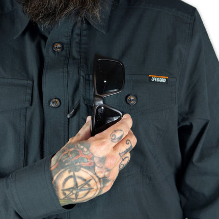 Echo Bravo LS Shirt - Vintage Black