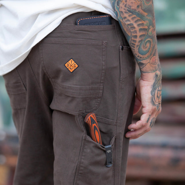 Trailblazer Taper Fit Pants - DK BRN