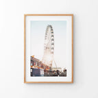 Thin Wood Frame w/ Mat / 8x10 inches