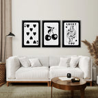 Black Frame - no mat / 8x10 inches