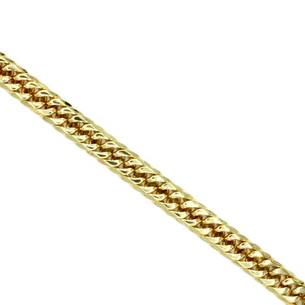 Miami Cuban Link Chain Bracelet 18K Gold Plated Stainless Steel Double Link Men Jewelry