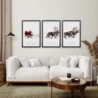Black Frame - no mat / 8x10 inches