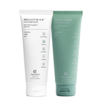 Black Toothpaste + Green Toothpaste
