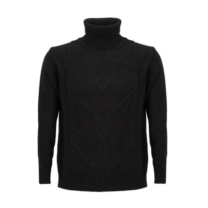 Hand Knit Cable Turtleneck