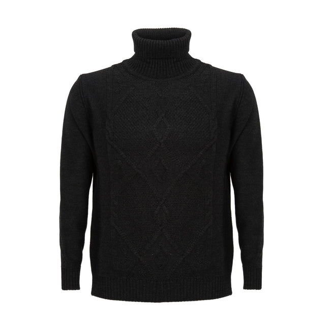 Hand Knit Cable Turtleneck
