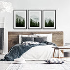 Black Frame - w/ mat / 8x10 inches