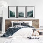 Black Frame - w/ mat / 8x10 inches