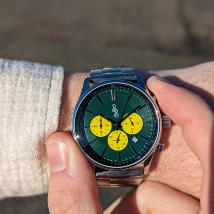 Green and Yellow Chronograph