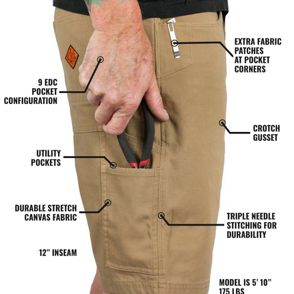 Havok Shorts 12" - Coyote