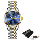 silver gold blue / Ships Internationally