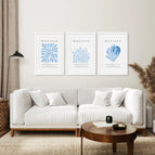 White Frame - w/ mat / 8x10 inches