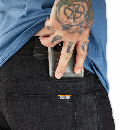 Hideout Denim Standard Fit - Black