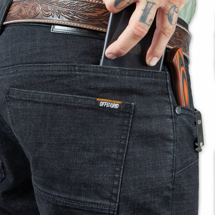 Hideout Denim Boot Cut - Black