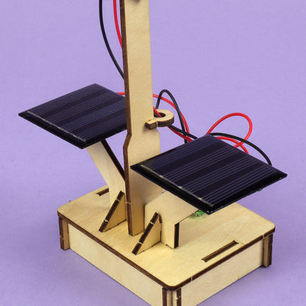 Smart Light Sensitive Solar Lamp DIY Kit, Educational STEM Toy