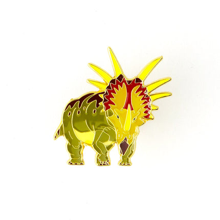 Styracosaurus Enamel Pin (Styracosaurus albertensis)
