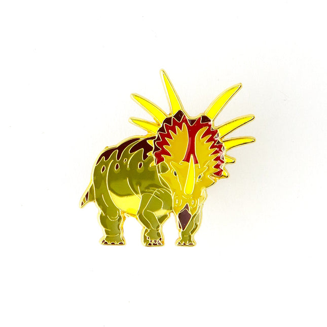 Styracosaurus Enamel Pin (Styracosaurus albertensis)