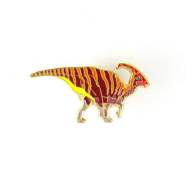 Parasaurolophus Enamel Pin (Parasaurolophus walkeri)