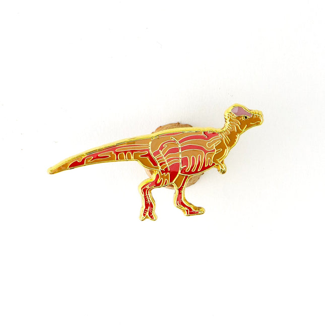 Pachycephalosaurus Enamel Pin (Pachycephalosaurus wyomingensis)