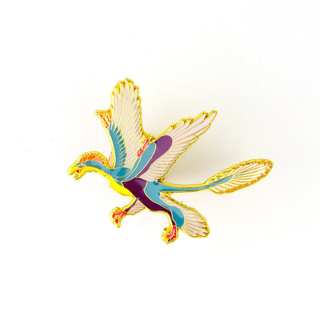 Microraptor Enamel Pin (Microraptor gui)