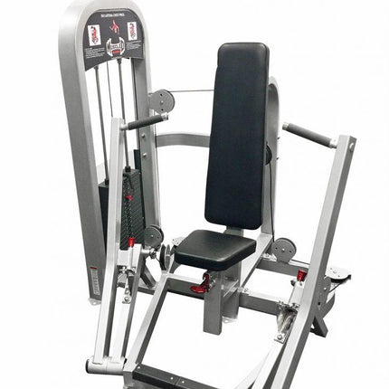 Classic Iso Lateral Chest Press - Muscle D Fitness -  Adjustable - Seated Pin Selectorized Weight