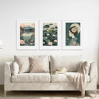 White Frame - w/ mat / 8x10 inches