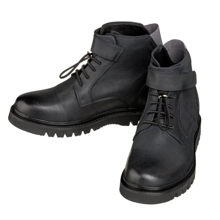 CALTO - K83116 - 3.2 Inches Taller (Dark Blue) - Casual Boots