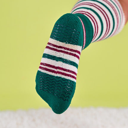 CozyGrip Compression Slipper Socks - Xmas
