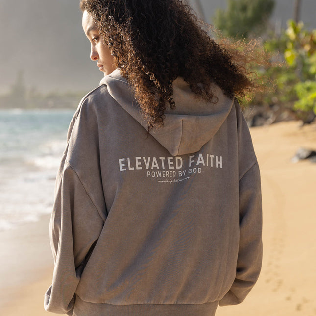 Kingdom Club Brown Full-Zip Hoodie