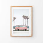 Thin Wood Frame w/ Mat / 8x10 inches