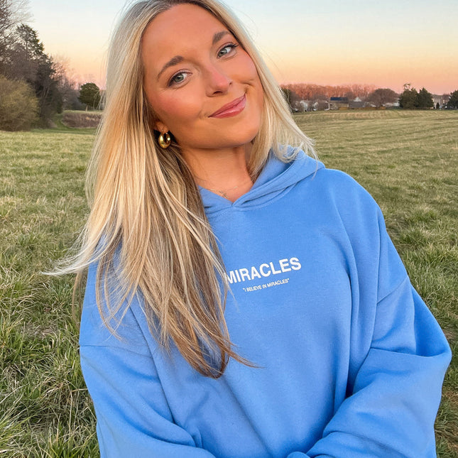 Miracles Blue Unisex Hoodie