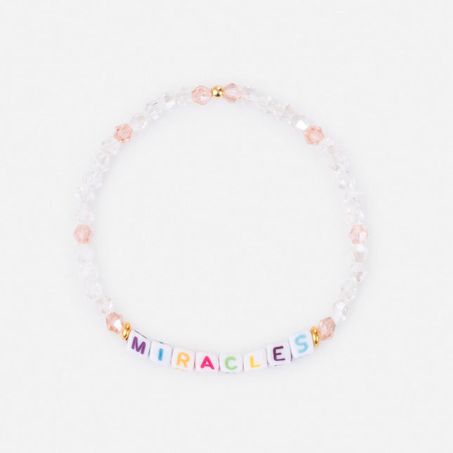 Miracles Letter Bracelet
