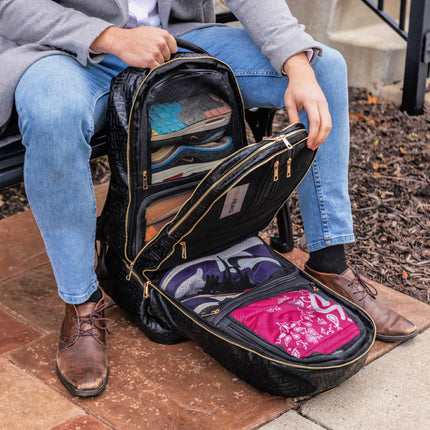 Monogram Leather Signature Bag Set (Signature and Duffle)