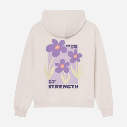 My Strength Floral Unisex Hoodie